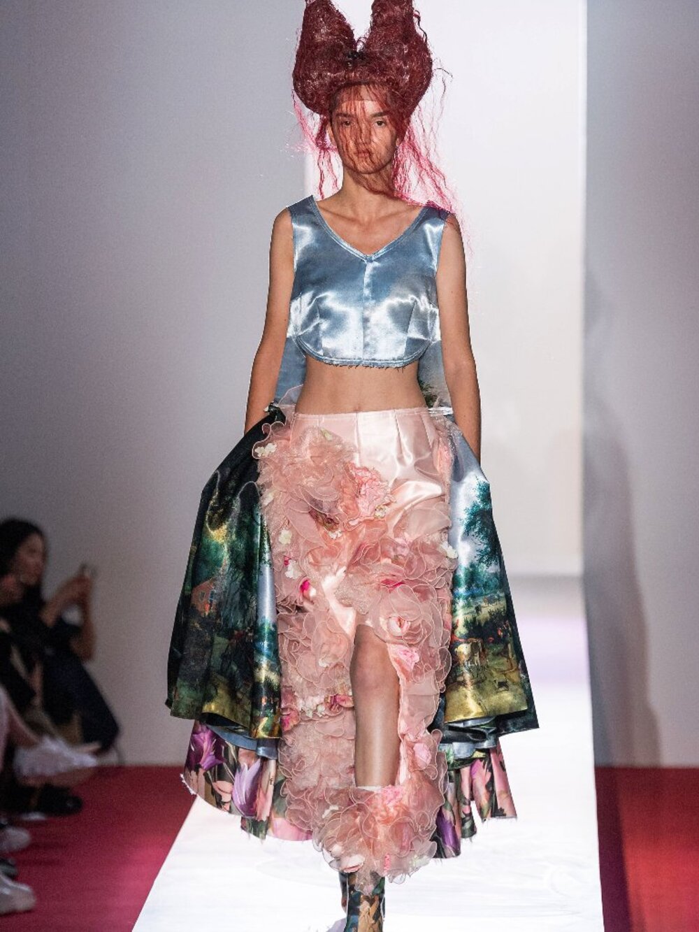Comme des Garcons 2020SS Runway Orlando Oil Painting Dress